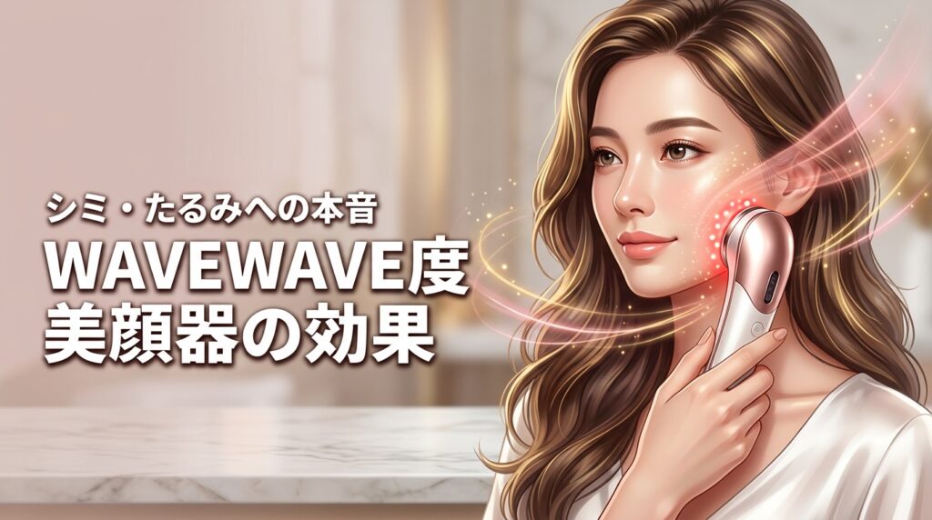 WAVEWAVE radiant graceの効果は？シミやたるみへのアプローチなどの使用感を本音で解説！