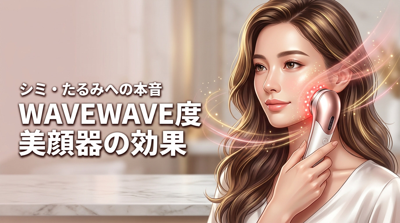 WAVEWAVE radiant graceの効果は？シミやたるみへのアプローチなどの使用感を本音で解説！