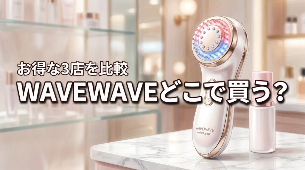 WAVEWAVE radiant graceはどこで売ってる？お得な3店舗を徹底比較し最安値や購入方法を紹介！