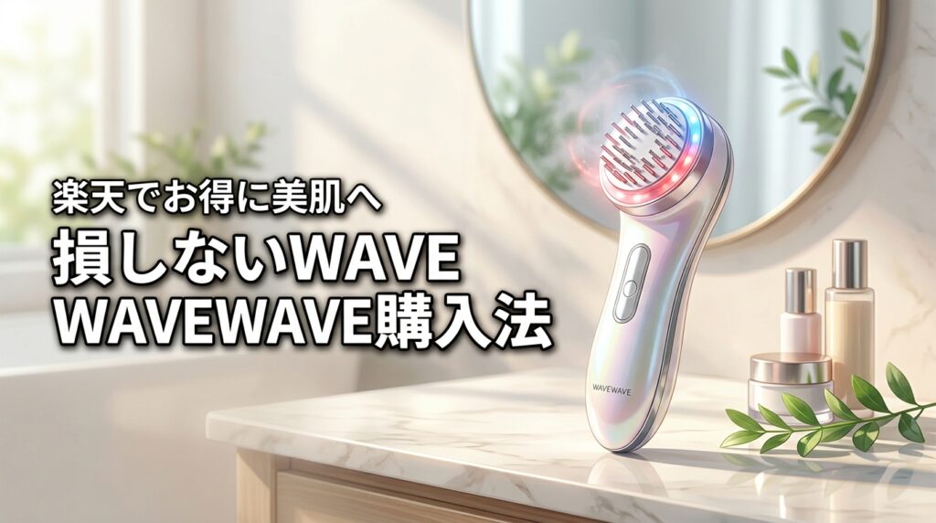 WAVEWAVE radiant graceを楽天市場で損をせずにお得に購入する方法！本格的な美肌ケアで後悔しないポイントは？