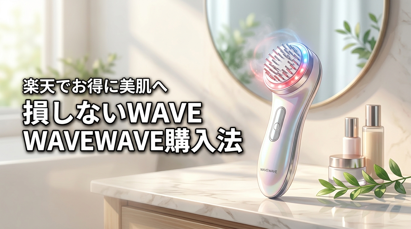 WAVEWAVE radiant graceを楽天市場で損をせずにお得に購入する方法！本格的な美肌ケアで後悔しないポイントは？