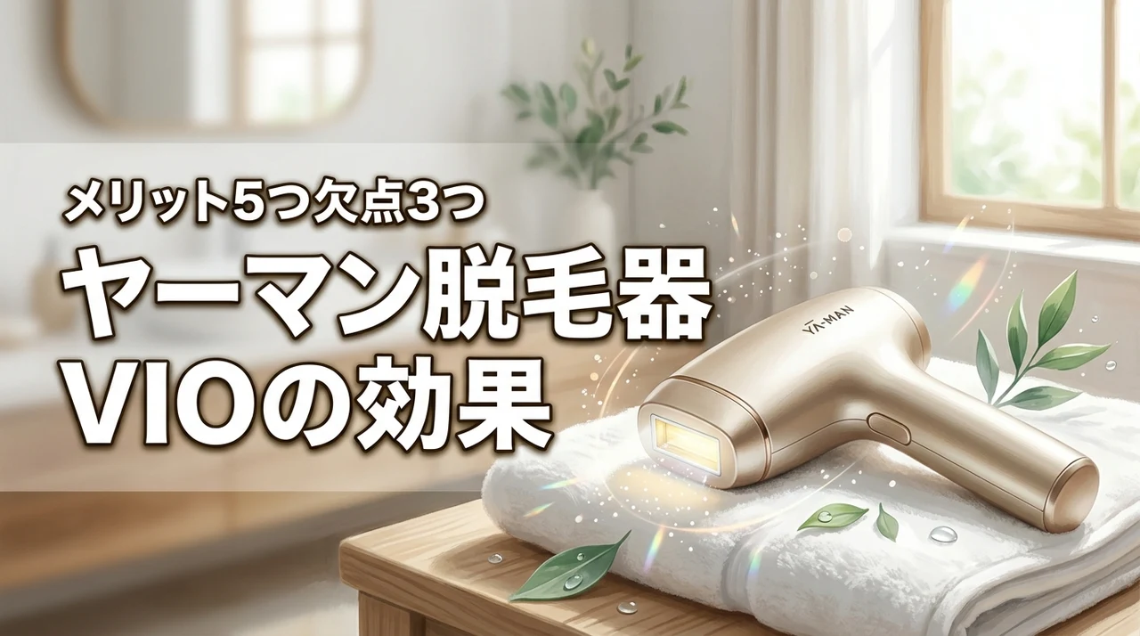 ヤーマンの脱毛器はVIOに効果あり？5つのメリットと3つの欠点を本音レビュー！