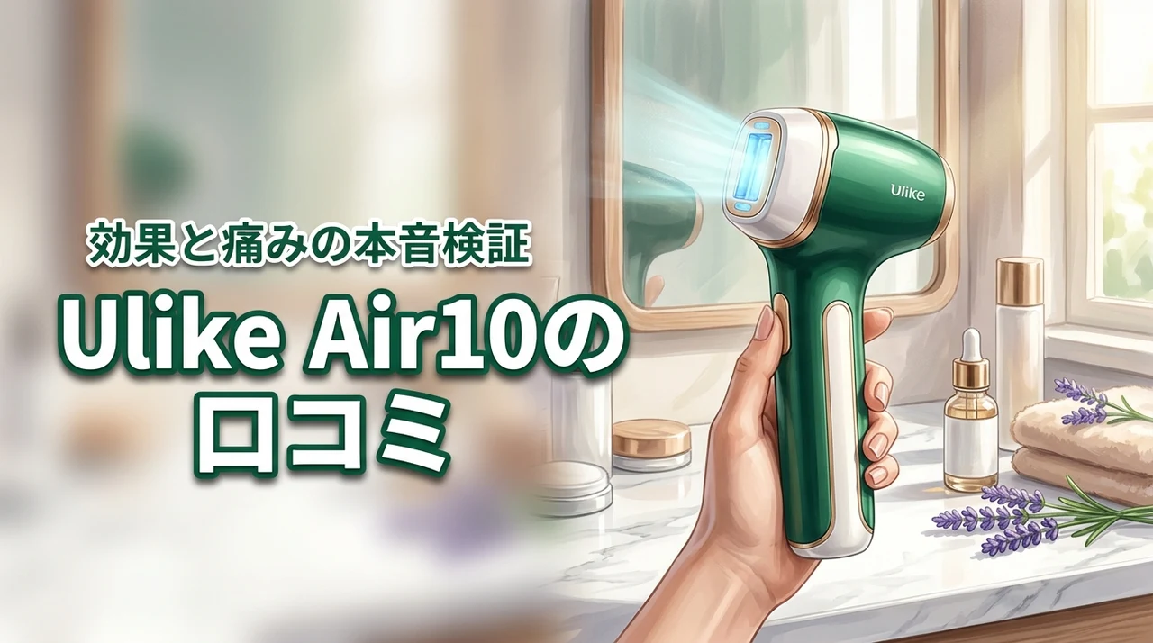 Ulike air10脱毛器の口コミって本当のところどうなの？効果と痛みを購入者のリアルな声をもとに徹底解説！