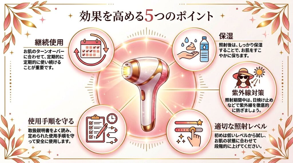 ヤーマン脱毛器を使う5つのメリット