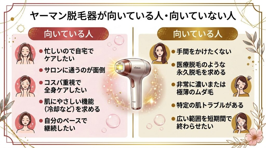 ヤーマン脱毛器の頻度を守って美肌になろう