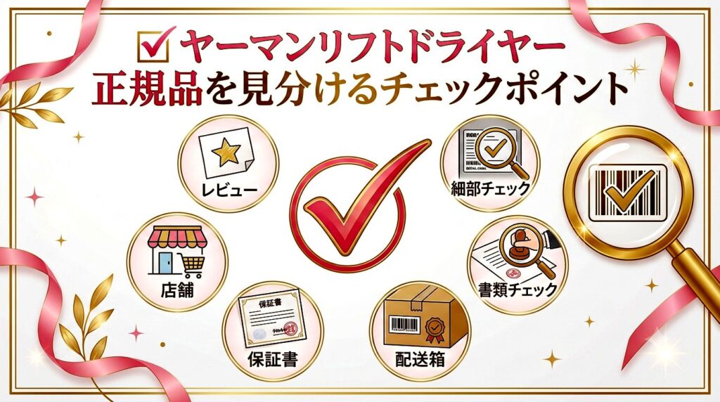 偽物や非正規品を掴まないための安心チェックポイント