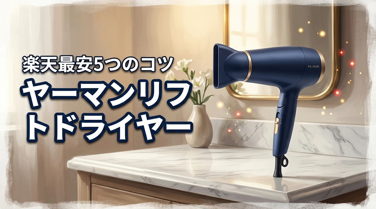 ヤーマンリフトドライヤーを楽天ポイント還元で最安購入する5つのコツ