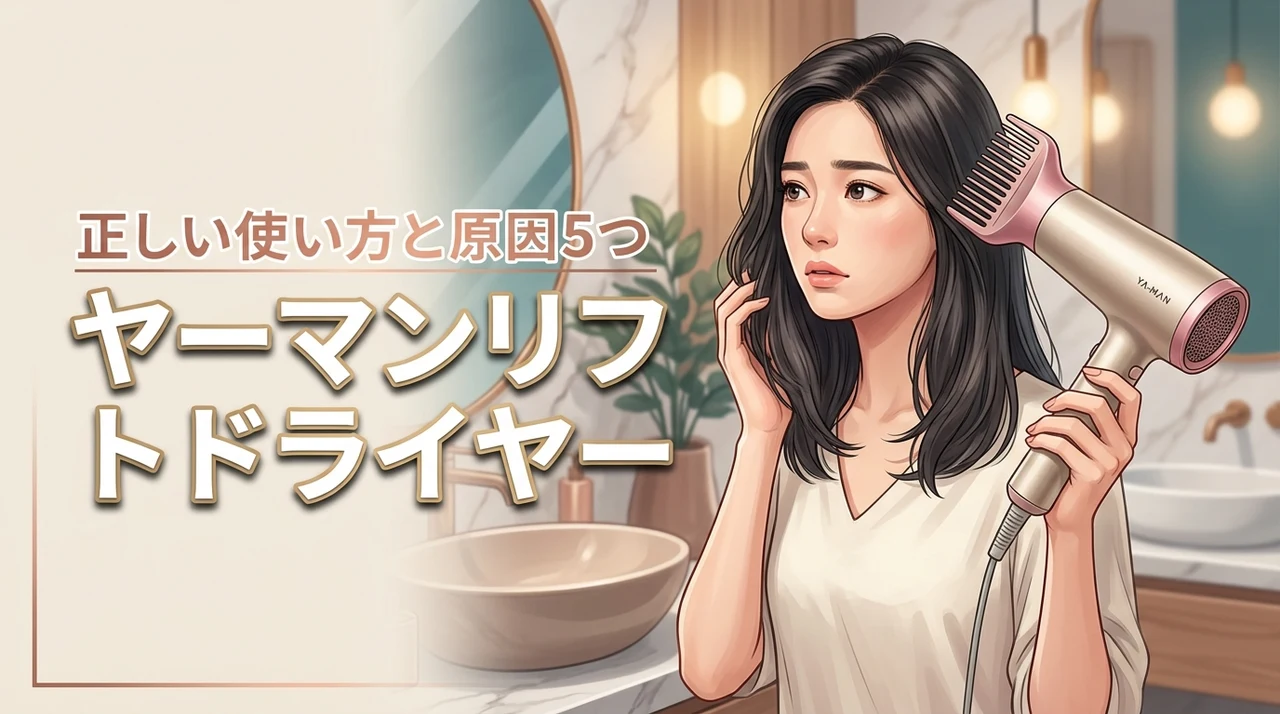 ヤーマンリフトドライヤーの効果を感じない5つの原因と正しい使い方